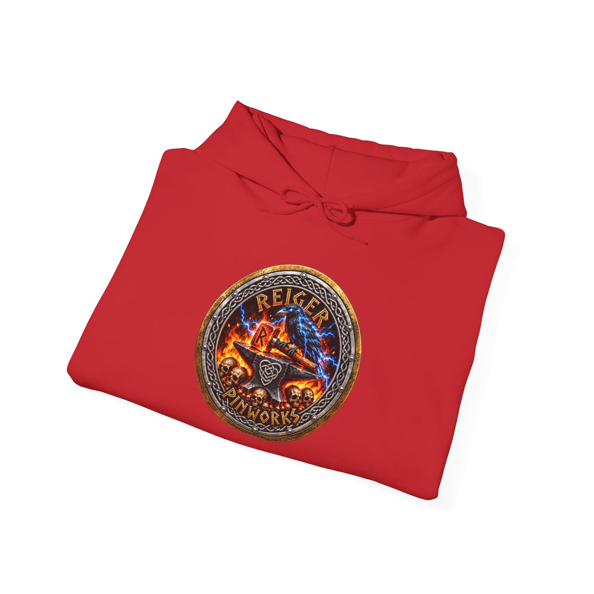 Reiger Pinworks Logo design - Unisex Heavy Blend™ Hooded Sweatshirt