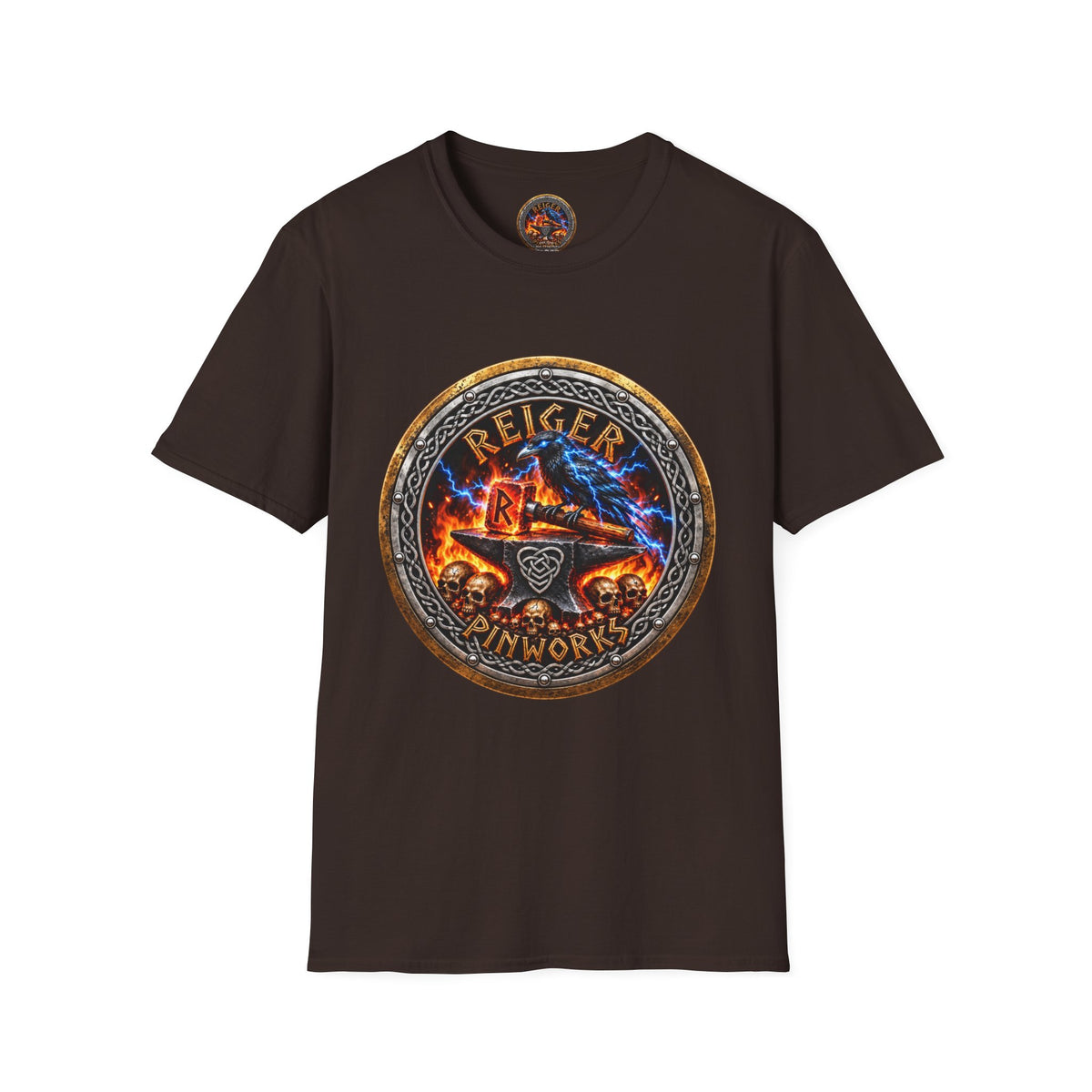 Reiger Pinworks' Forge Logo T-Shirt