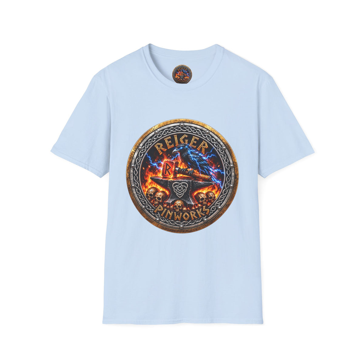 Reiger Pinworks' Forge Logo T-Shirt