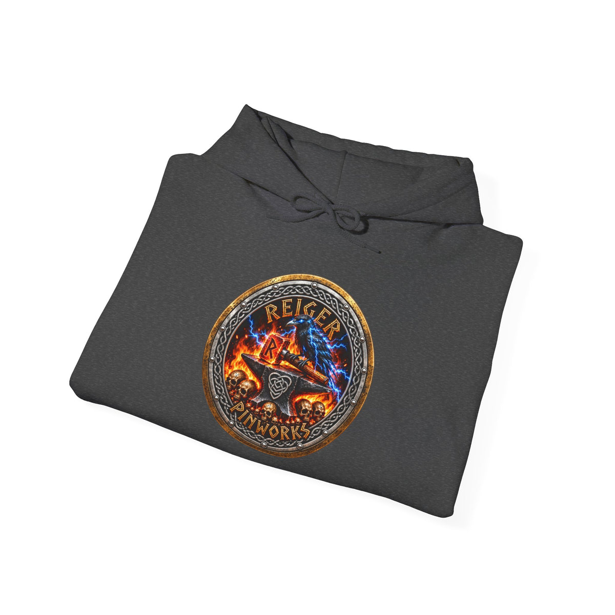 Reiger Pinworks Logo design - Unisex Heavy Blend™ Hooded Sweatshirt