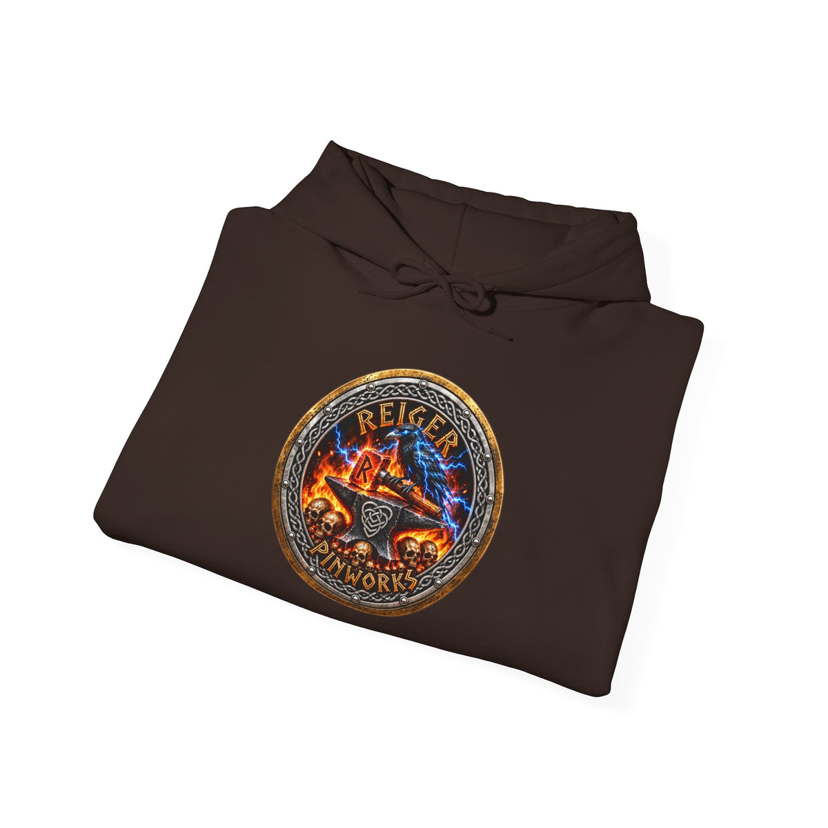 Reiger Pinworks Logo design - Unisex Heavy Blend™ Hooded Sweatshirt