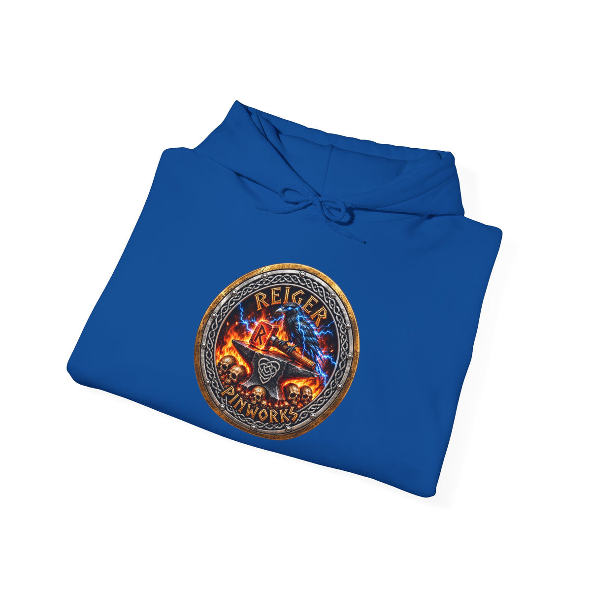 Reiger Pinworks Logo design - Unisex Heavy Blend™ Hooded Sweatshirt