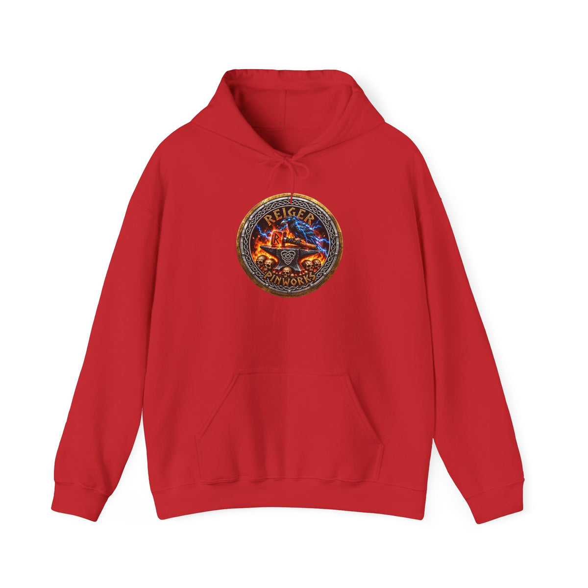 Reiger Pinworks Logo design - Unisex Heavy Blend™ Hooded Sweatshirt