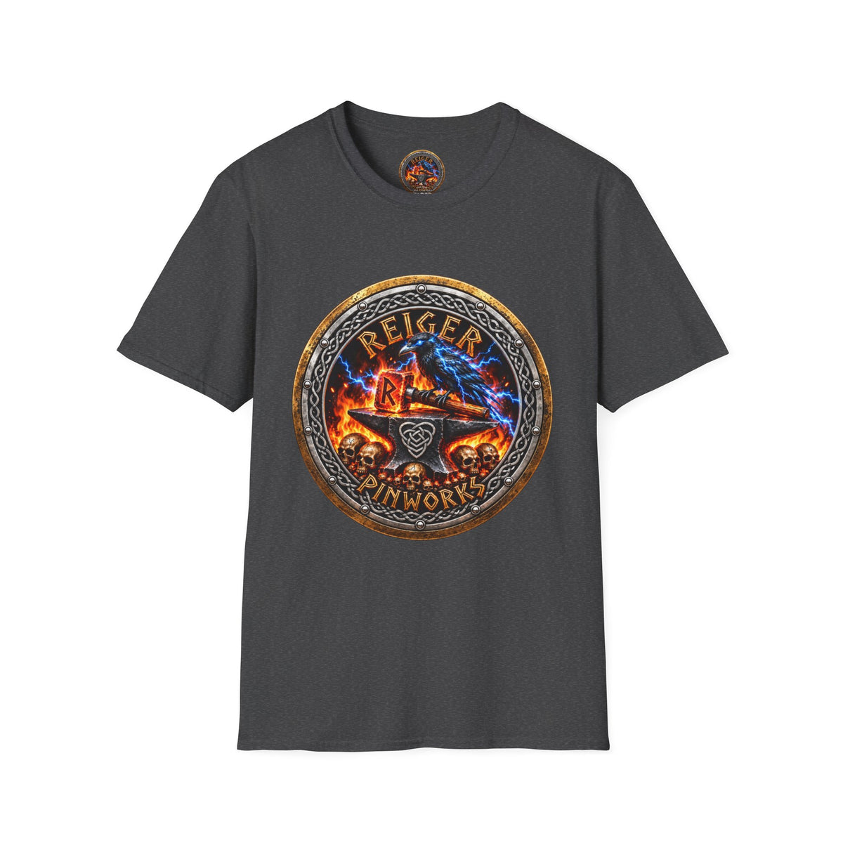 Reiger Pinworks' Forge Logo T-Shirt