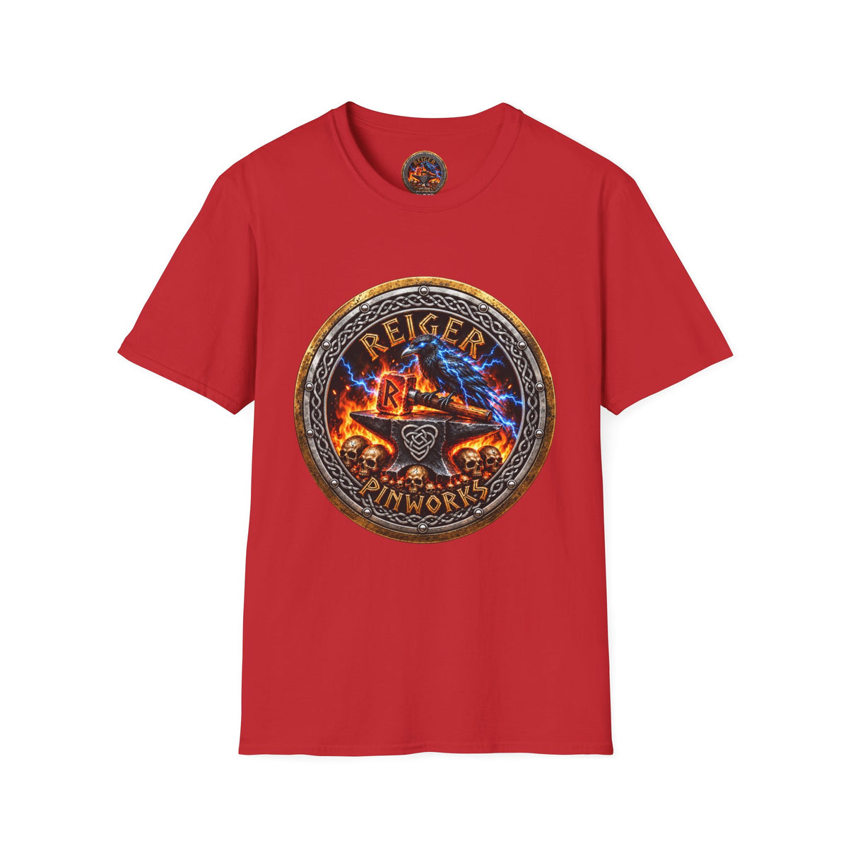 Reiger Pinworks' Forge Logo T-Shirt