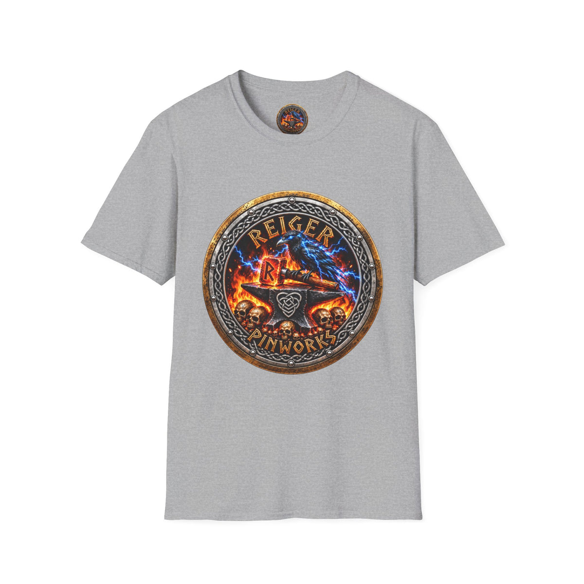 Reiger Pinworks' Forge Logo T-Shirt