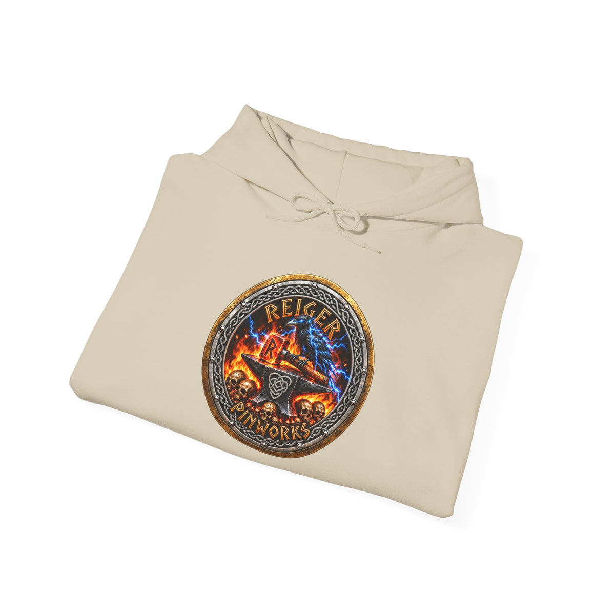 Reiger Pinworks Logo design - Unisex Heavy Blend™ Hooded Sweatshirt