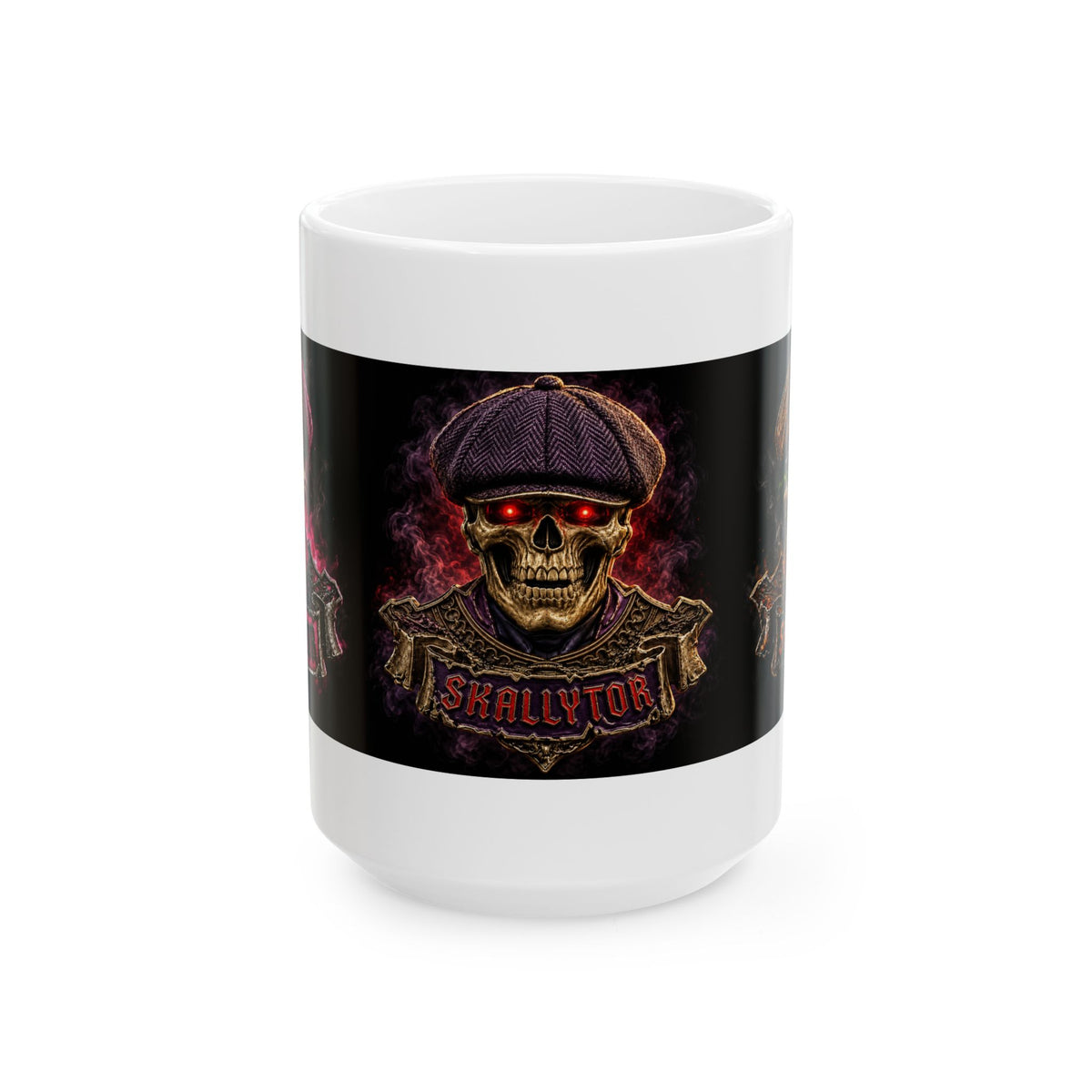 3 Skallytor Ceramic Mug - white