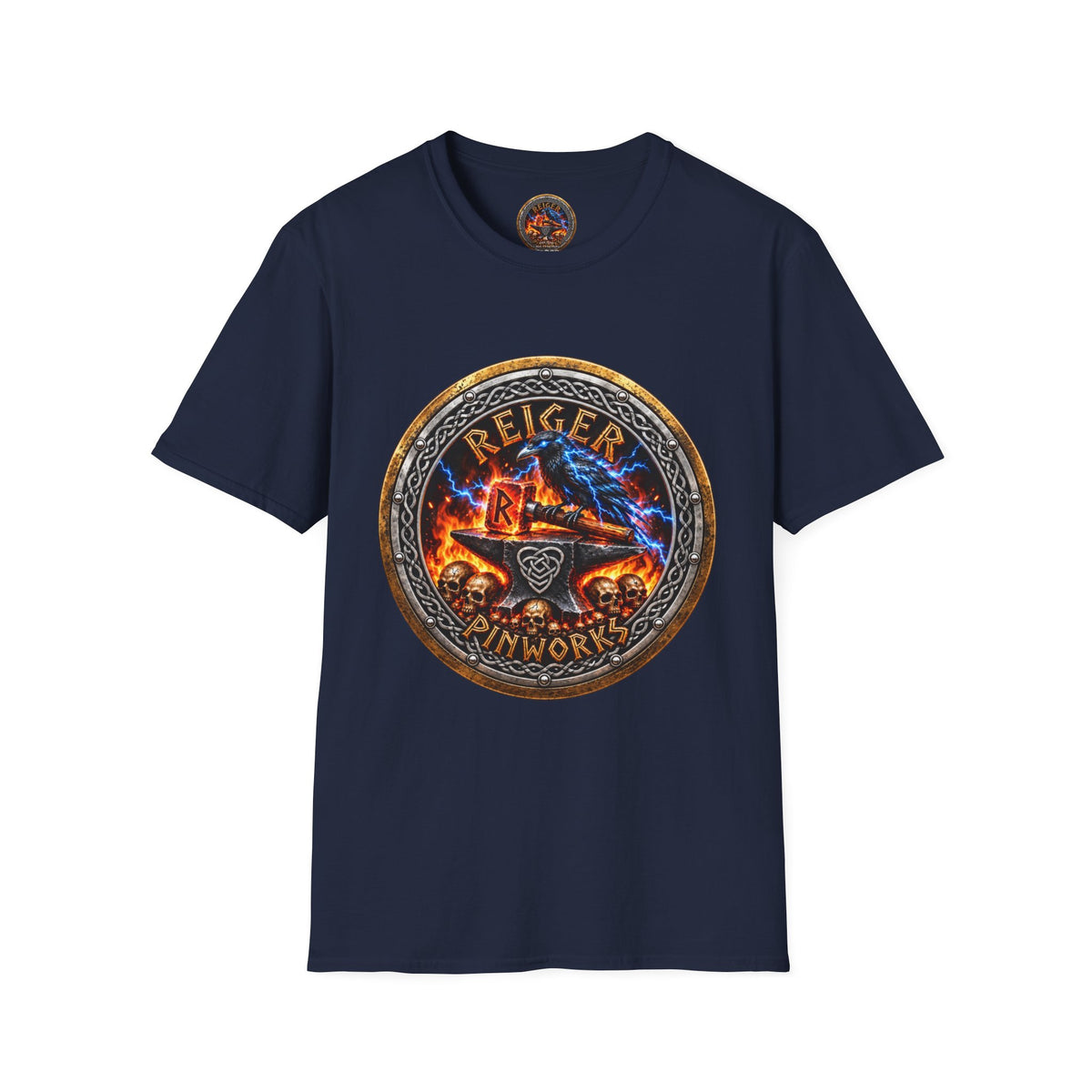 Reiger Pinworks' Forge Logo T-Shirt