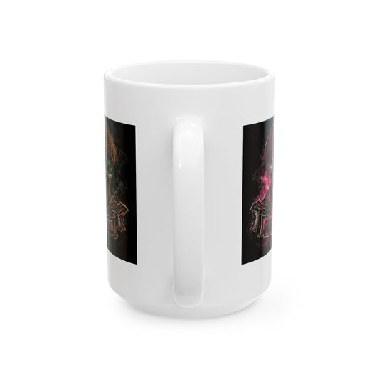 3 Skallytor Ceramic Mug - white