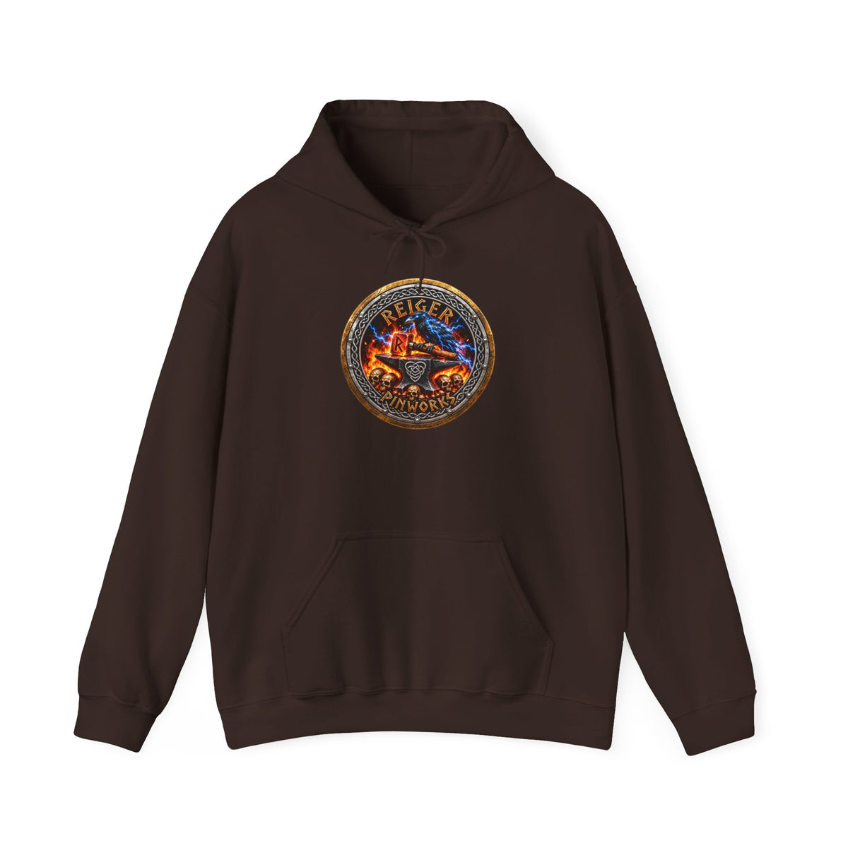Reiger Pinworks Logo design - Unisex Heavy Blend™ Hooded Sweatshirt