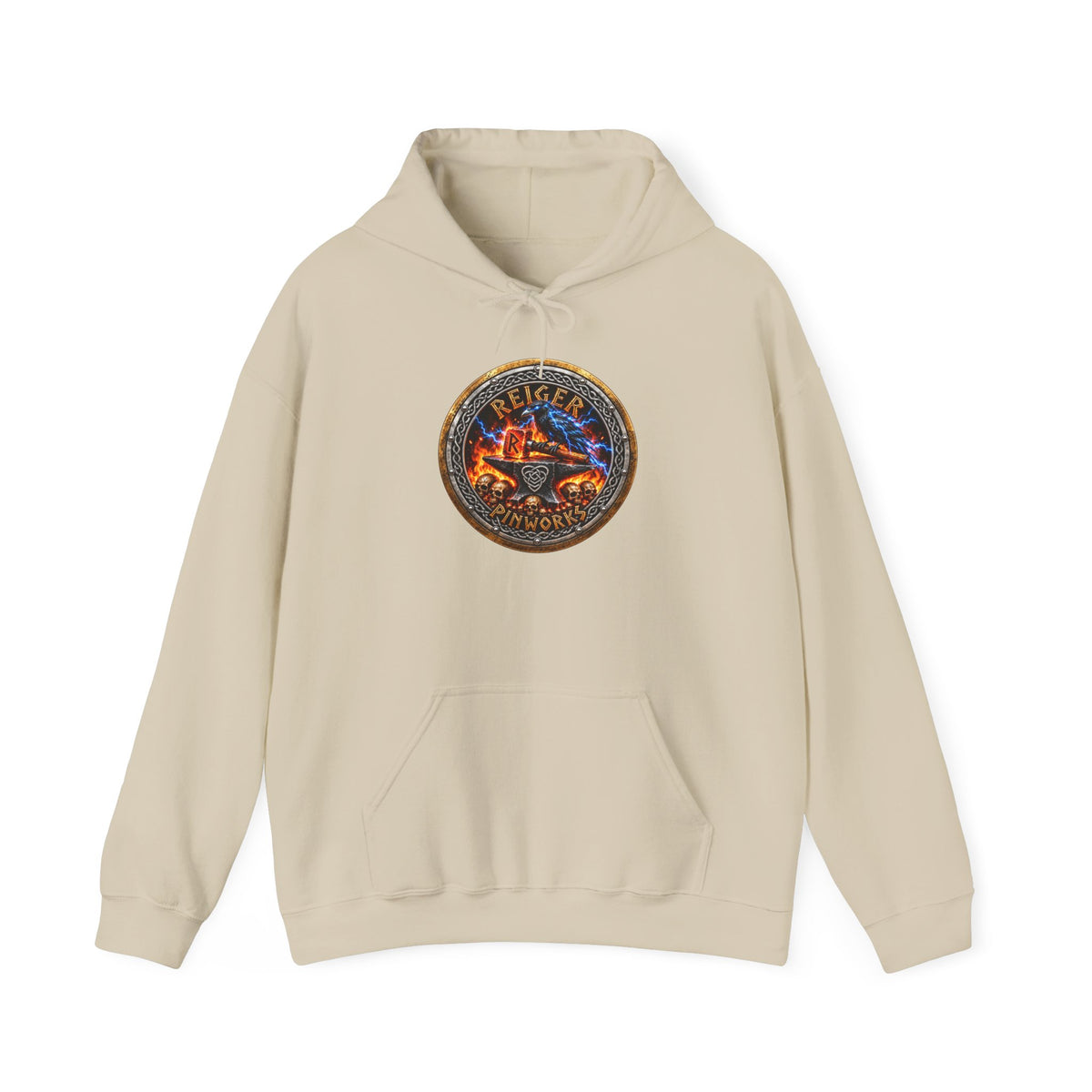Reiger Pinworks Logo design - Unisex Heavy Blend™ Hooded Sweatshirt