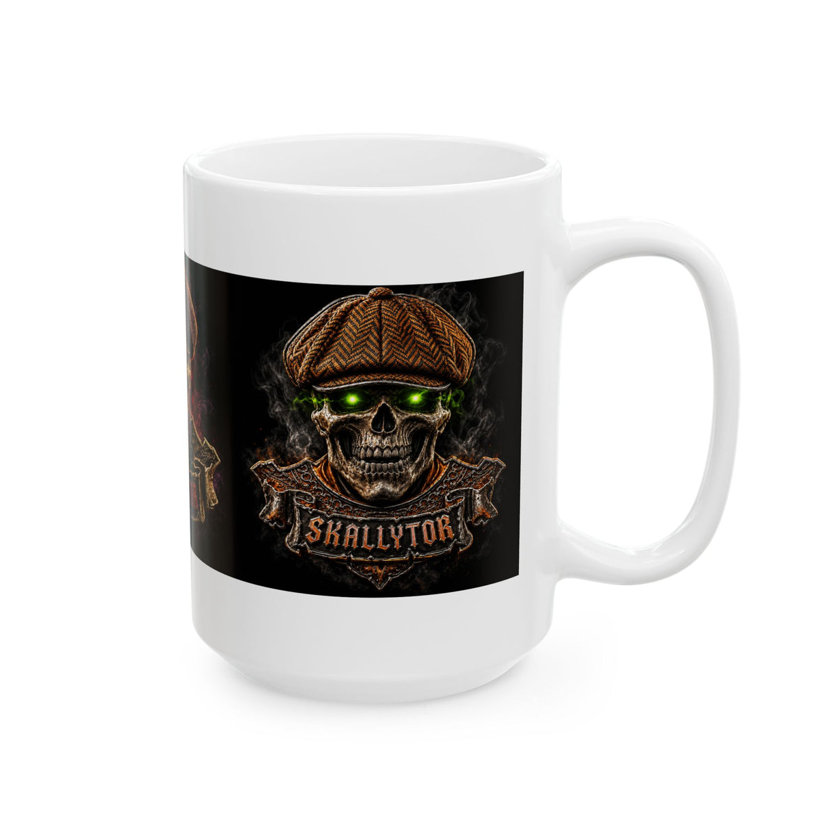 3 Skallytor Ceramic Mug - white