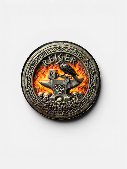 Reiger Pinworks Stone Logo